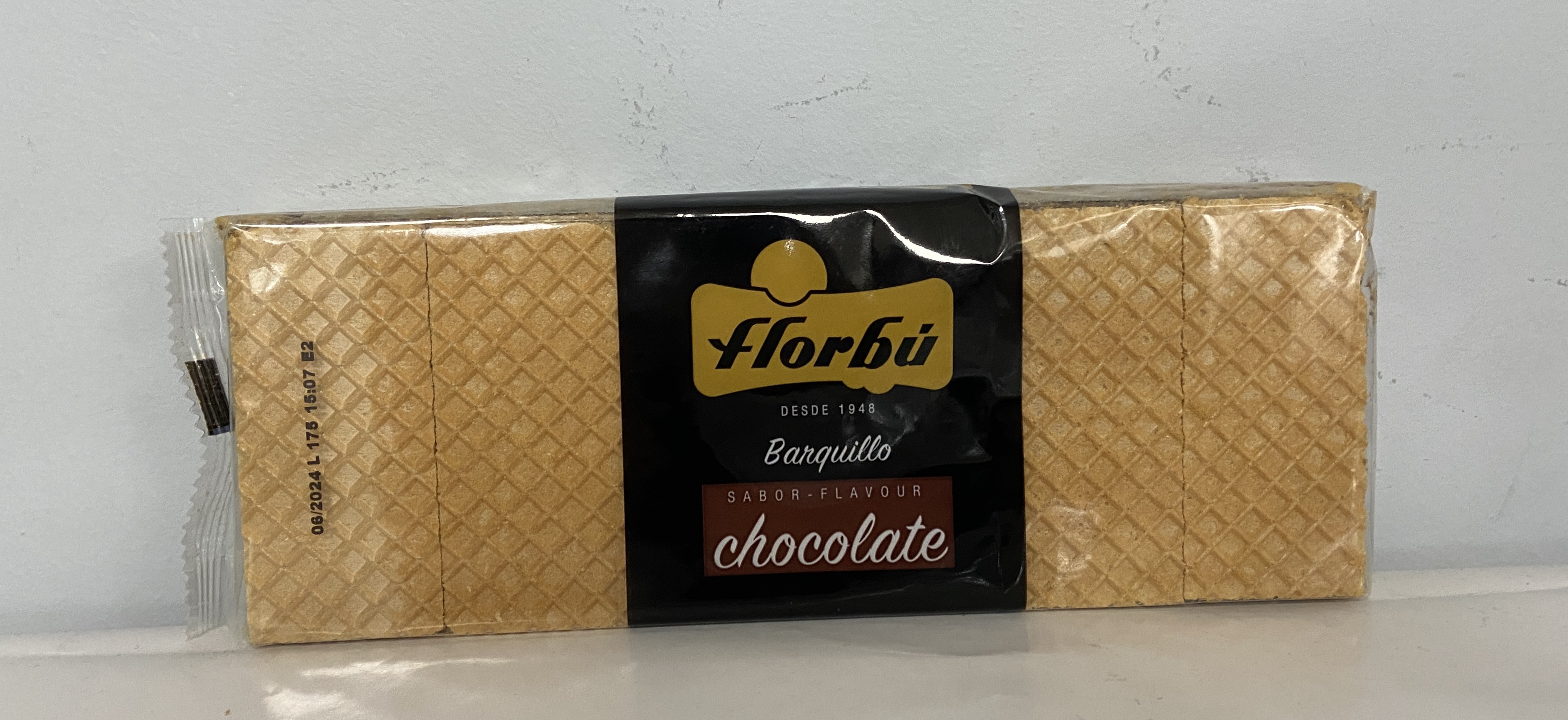 BARQUILLO FLORBU CHOCOLATE 210 GR