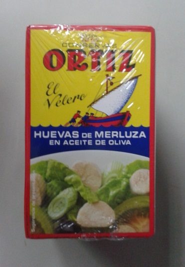 HUEVAS ORTIZ MERLUZA A.OLIVA 110 G