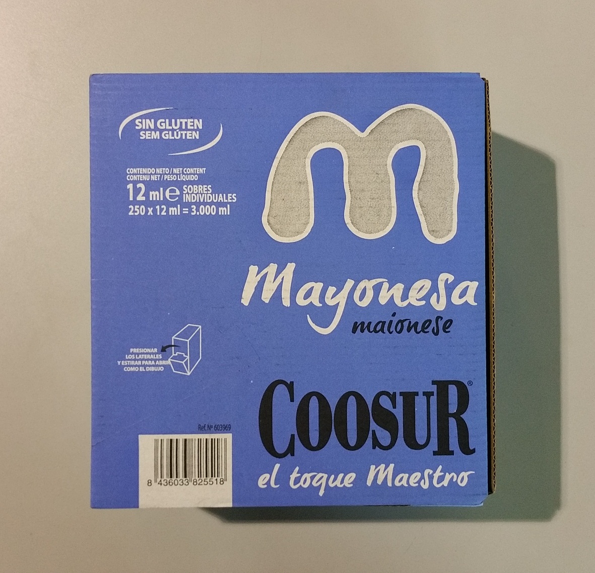 MAYONESA COOSUR MONODOS.250X10G